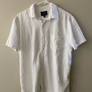 Lucky Brand linen blend shirt, no visible flaws